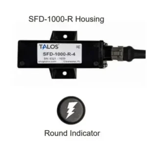 New Arrival Talos Sfd1000r Black Round Flush Mount Lightning Detector With 3ft Cable