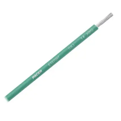 Pacer Green 14 Awg Primary Wire - 25' Today Only