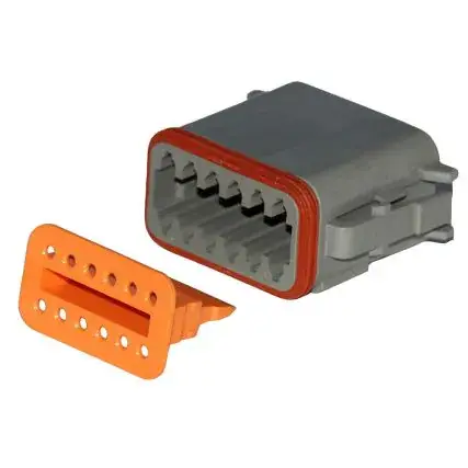 Pacer Deutsch Dt Plug & Wedge Lock Kit - 12 Position - 5 Pack Hot Picks