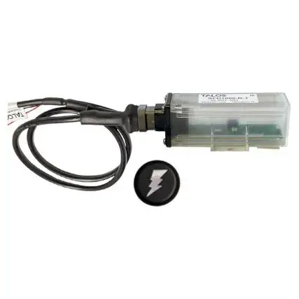 Talos Remote Housing Lightning Detection System W/10' Cable - Black Round Indicator W/Translucent Housing Brand New