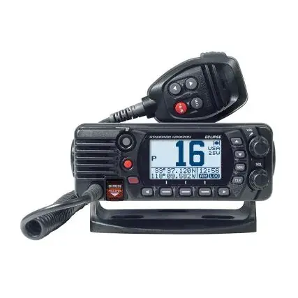 Standard Horizon Gx1410gb Eclipse Series 25w Fixed Mount Vhf/Gps - Black Same Day Shipping