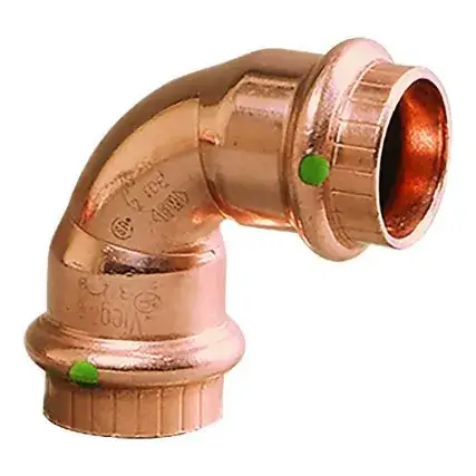 Viega Propress 2" - 90 Degree Copper Elbow - Double Press Connection - Smart Connect Technology Crafted