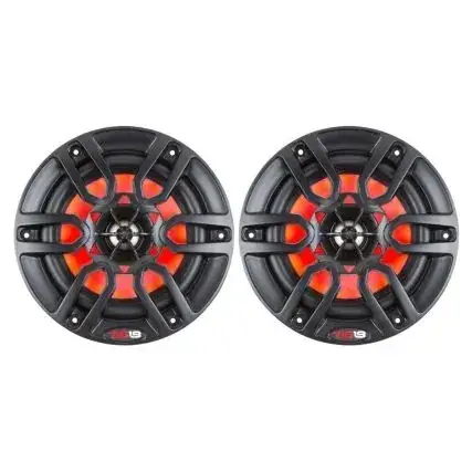 Top Pick Ds18 Hydro 8" 2-Way Marine Speakers W/Rgb Led Lights 375w - Matte Black