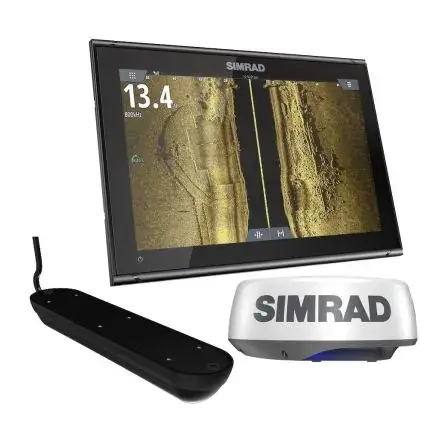 Limited Time Simrad Go9 Xse Chartplotter Radar Bundle Halo20+ & Active Imaging 3-In-1 Transom Mount Transducer & C-Map Discover Chart