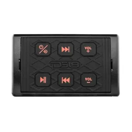 Ds18 Marine Waterproof Bluetooth Streaming Audio Receiver Square Controller - F/Android & Iphone Seasonal Sale