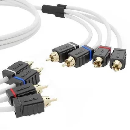 Ds18 Marine Tinned Ofc Rca Cable - 4 Channel - 25' Must Have