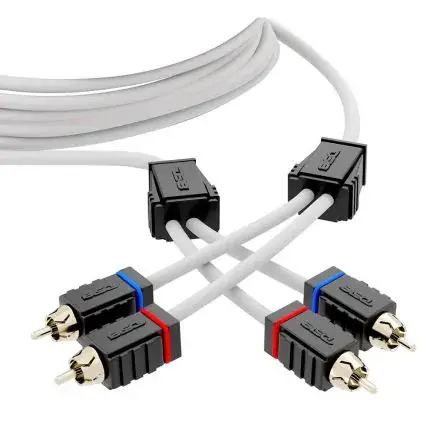 Secure Checkout Ds18 Marine Tinned Ofc Rca Cable - 6'