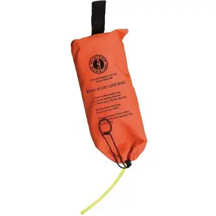 Order Now Mustang Ring Buoy Throw Bag - 90' Rope