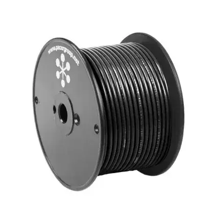 Pacer Black 18 Awg Primary Wire - 100' High Quality