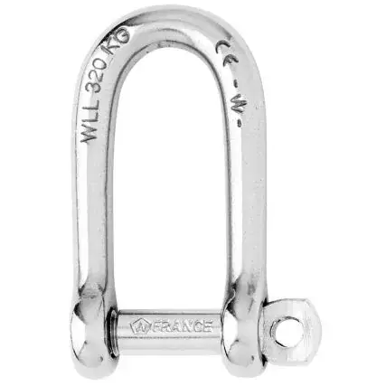Wicahrd Self-Locking Long D Shackle - Diameter 5mm - 3/16" Factory Price