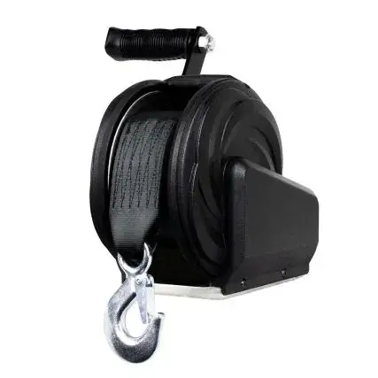 Powerwinch Select Series Winch 800lb, 6" Crank Arm - Carbon Black Same Day Shipping