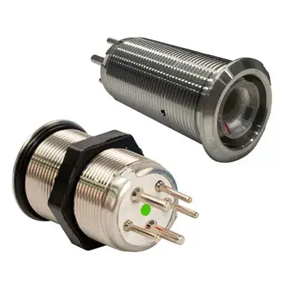 Limited Time Bluewater 22mm Inrush Push Button Switch Momentary - Blue/Red Led - Switch Body Only