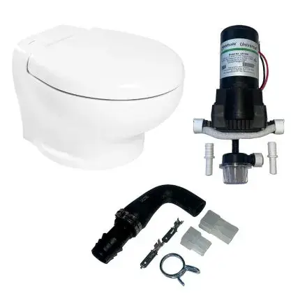 Thetford Nano Eco Compact Toilet Raw Water Kit W/Inlet Pump - 24v Seasonal Sale