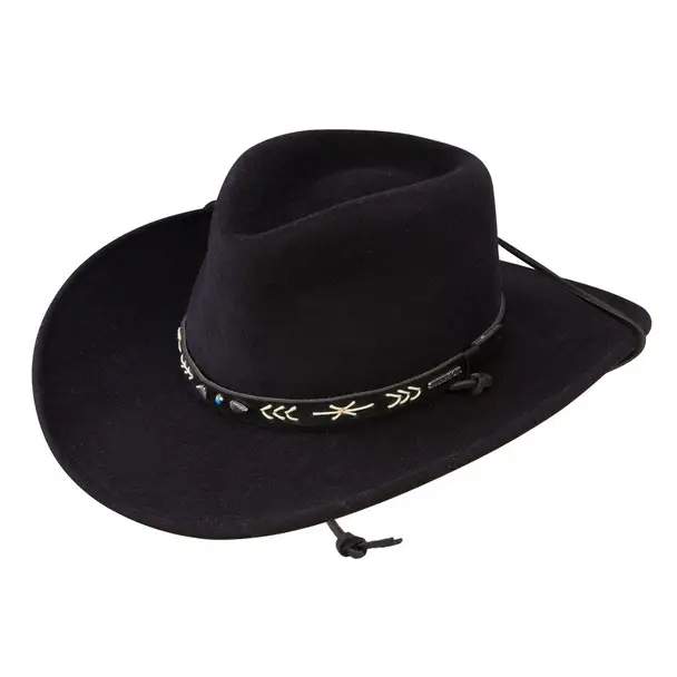 STETSON Unisex Adults Santa Fe Black Hat (SWSTFE-813207) Sale