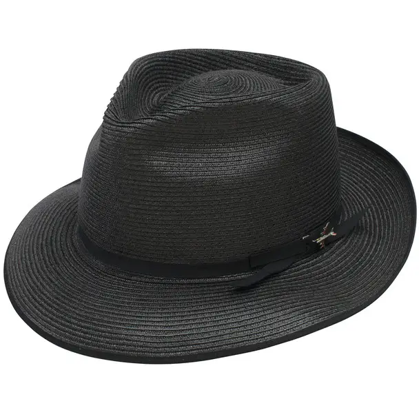 STETSON Stratoliner Milan Fedora Black Hat (TSSTROB-292407) Limited Time