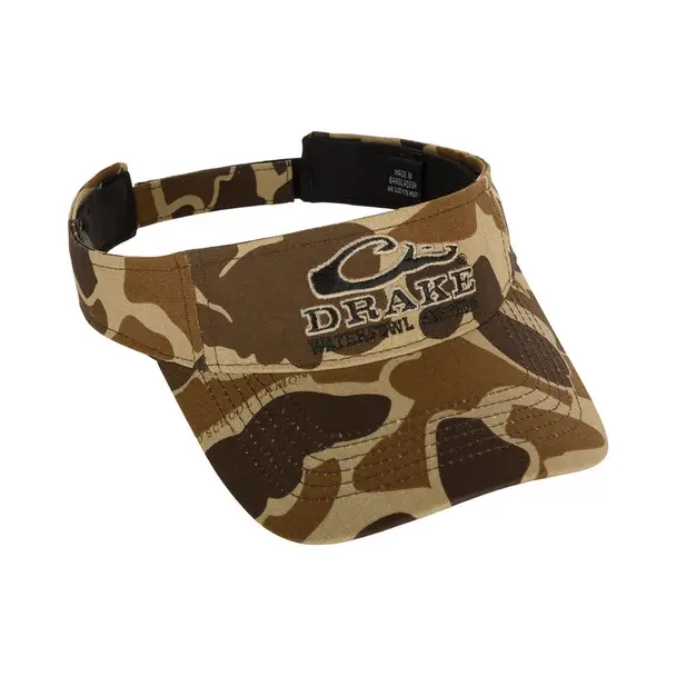 DRAKE Men's Logo Old School Low-Profile Visor (DW1680-016) Authentic
