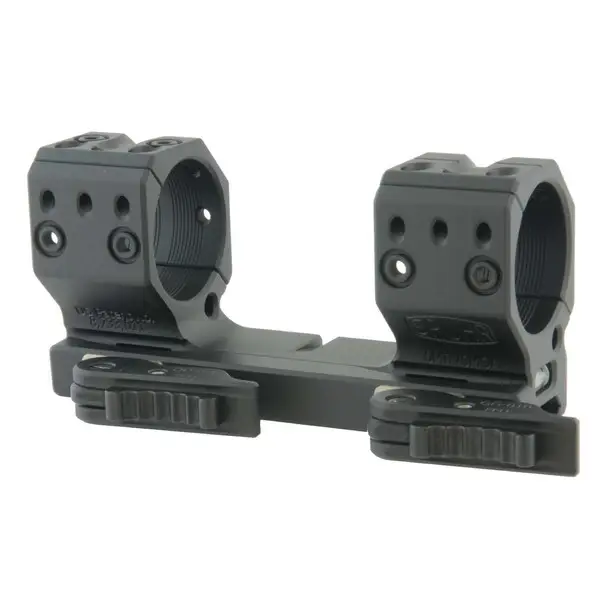 Authentic SPUHR QDP 0MIL/0MOA Quick DetachableBlack Hardcoat Anodized Rifle Scope Mount (QDP-4006)