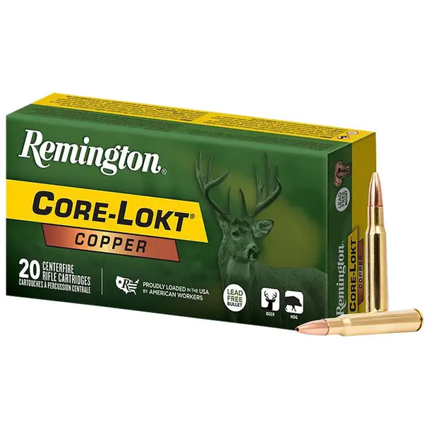Buy Online REMINGTON Core-Lokt Copper 30-06 Sprg 150 Grain 20rd/Box Rifle Ammo (R27853)