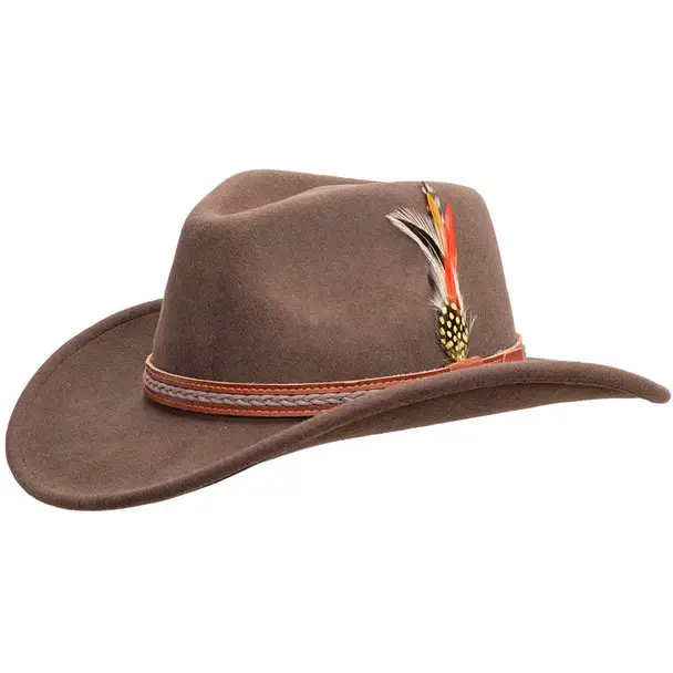 OUTBACK TRADING High Country Wool Hat (1328) Next Day Delivery