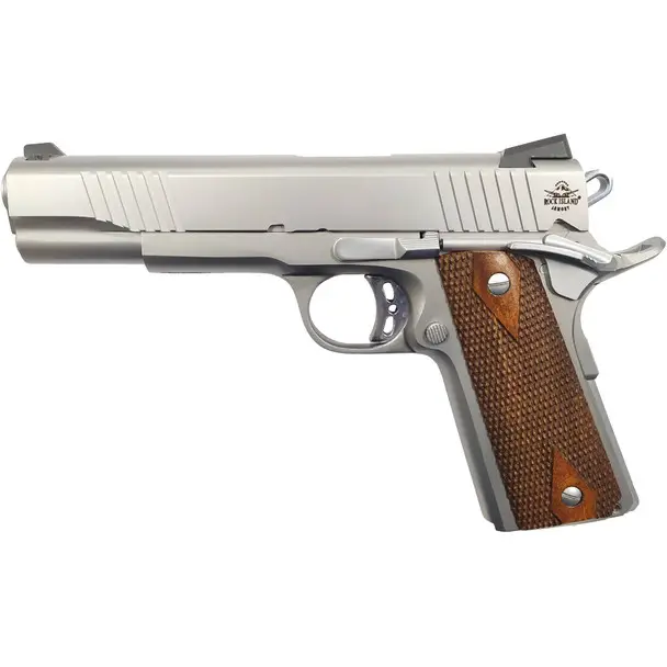 ROCK ISLAND ARMORY Rock Stainless Standard FS 45ACP 5in 8rd Semi-Auto Pistol (51414) Buy Today