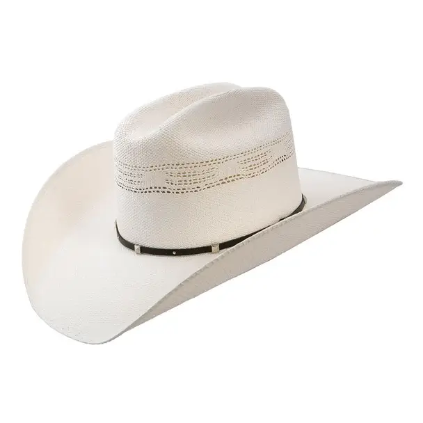 STETSON White Horse Natural Straw Cowboy Hat (SSWHTH-694081) Instant Buy