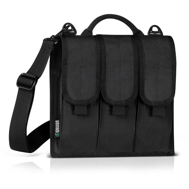 Seasonal Sale SAVIOR EQUIPMENT Rifle Caliber Black 6-12 Magazine Holder (MP-RS-X6-ST-BK)