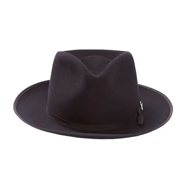 STETSON Unisex Stratoliner Felt Fedora Black Hat (TFSTROB102407) Fresh Stock
