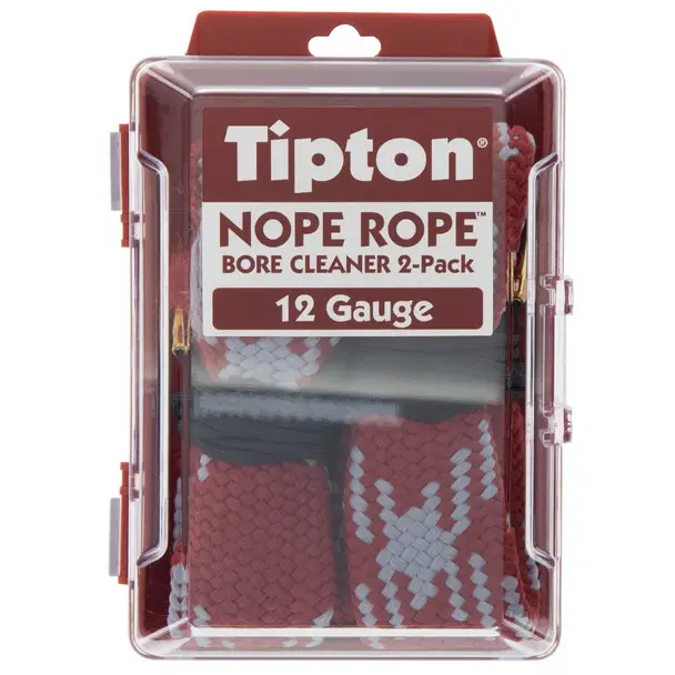 Tipton Nope Rope, Bore Cleaner, For 12 Gauge Barrels, Red/Black 1149256 Crafted