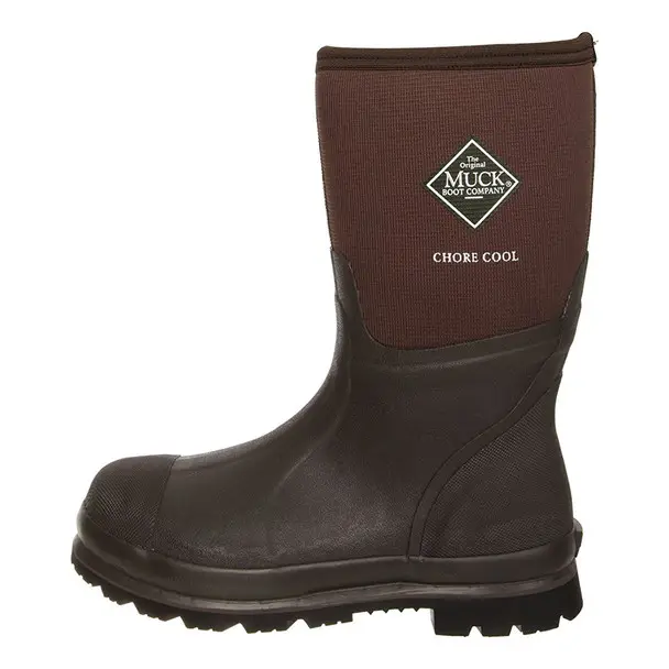 MUCK BOOT Men's Chore XpressCool Mid Brown Work Boots (CMCT-900-BRC) Affordable