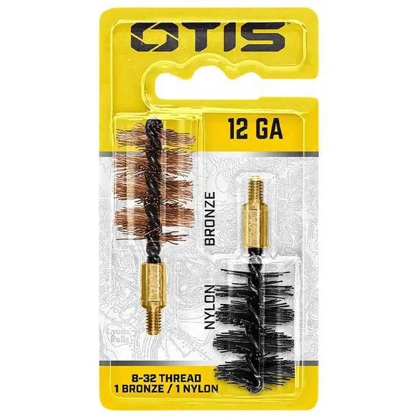 OTIS 12 ga Bore Brush 2 Pack (1 nylon/1 bronze) (FG-512-NB) Holiday Sale