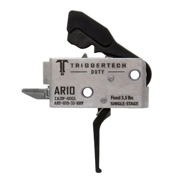TRIGGERTECH AR-10 Duty Flat Single Stage Trigger (AHT-SDB-33-NNF) Save Now