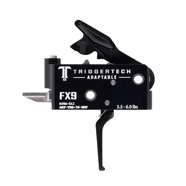 Crafted TRIGGERTECH Freedom Ordnance FX-9 Adaptable Flat Black Two Stage Trigger (ARF-TBB-36-NNF)