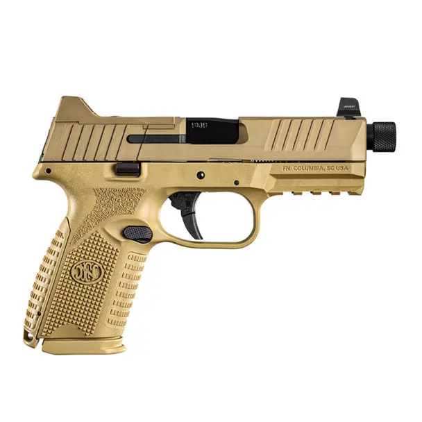 FN AMERICA 509 Midsize Tactical 9mm 4.5in 1x15rd 1x24rd FDE Semi-Automatic Pistol (66-100745) Cheap