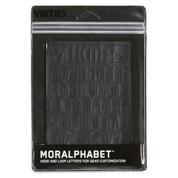 Super Sale VIKTOS Moralphabet Nightfjall OSFA Hook and Loop Letters (2000101)