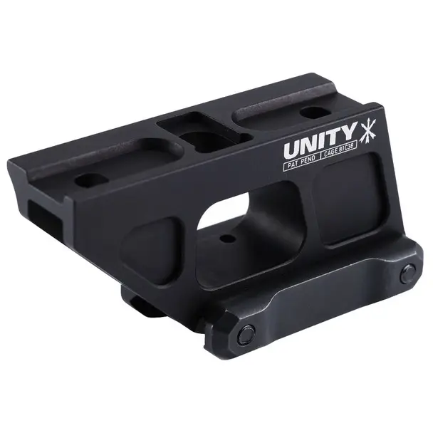 Best Choice Unity Tactical FAST Micro, Red Dot Mount, 2.26" Optical Height, Compatible with CompM4/CompM4s Footprint, Anodized Finish, Black FST-COMB