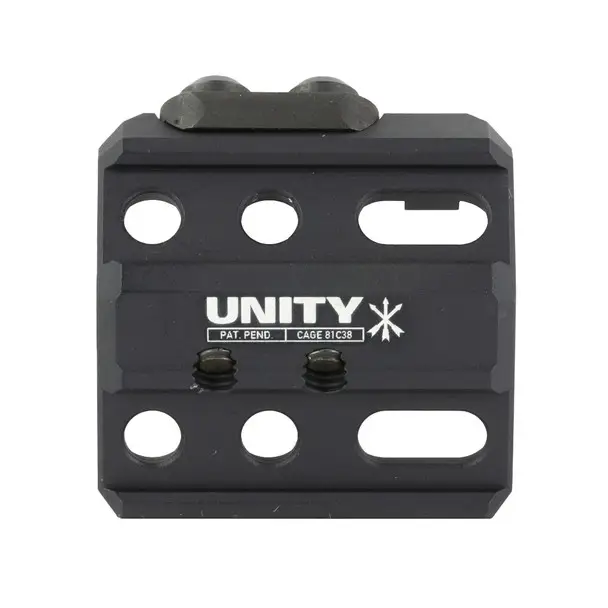 Bargain Unity Tactical FUSION, Micro Hub Base, Anodized Finish, Black FUS-MHB