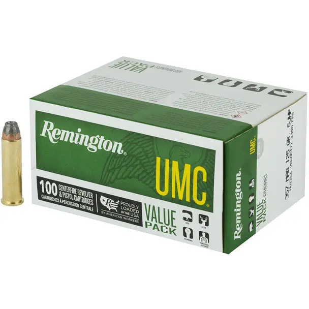 Best Choice REMINGTON UMC 357 Mag 125gr Semi Jacket HP 100rd Box Ammo (23970)