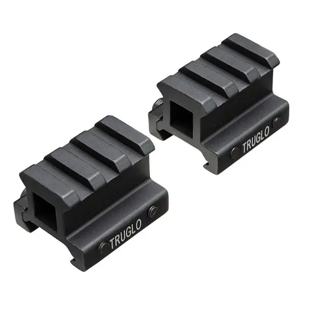 TRUGLO Picatinny 3/4in 2-Piece Riser Mount (TG8982B) Genuine