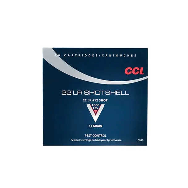 CCI Speer 22 LR 31 Grain Shotshell Ammo, 20 Round Box (39) Cheap