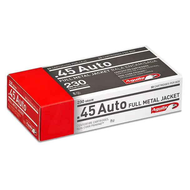 AGUILA 45 Auto 230Gr FMJ 50Rd Box Ammo (1E452110) Hot Picks