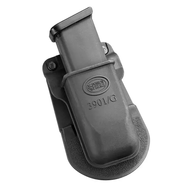 Latest FOBUS Single Mag Pouch Paddle Holster for Glock Double-Stack 9mm Magazines (3901G)