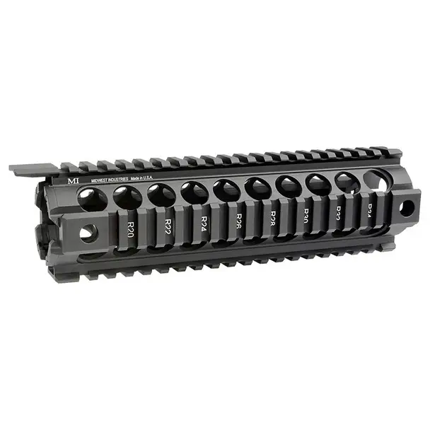 MIDWEST Black Built-In QD Points 4-Rail Mid-Length Handguard (MCTAR-18G2) Instant Buy