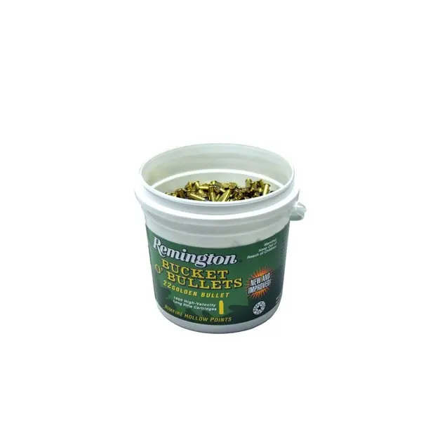 Hassle-Free Returns REMINGTON 22LR 36Gr HP 1400rd Bucket Ammo (21231)