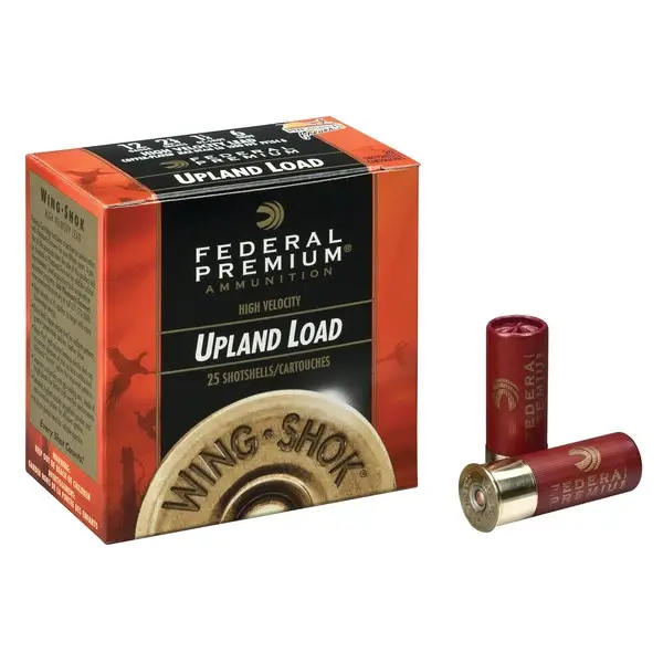 FEDERAL Wing-Shok 12 Gauge 2.75in #7.5 Lead Ammo, 25 Round Box (P12875) Limited Offer