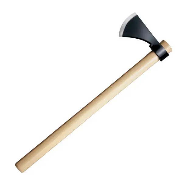 Authentic Cold Steel Frontier Hawk Hatchet, 22", Plain Edge,1055 Carbon, Deep Forged American Hickory CS-90FH