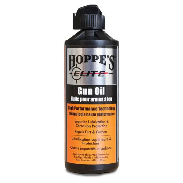 Get Yours HOPPE'S Elite 4oz Bottle Gun Oil (GO4)