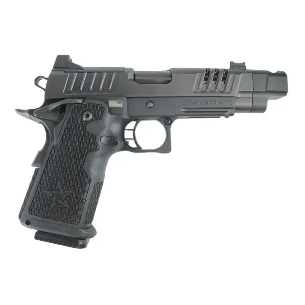 STACCATO 2011 Staccato C2 Optic Ready AL Frame 9mm DLC/DLC TB Comp ODS X Pistol (12-1101-000402-01) Express Delivery