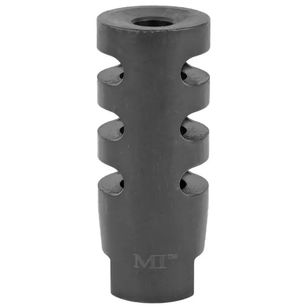 MIDWEST INDUSTRIES Black Phosphate 5/8in-24 Muzzle Brake for 30 Cal AR-Platform(MI-AR30MB1) Premium