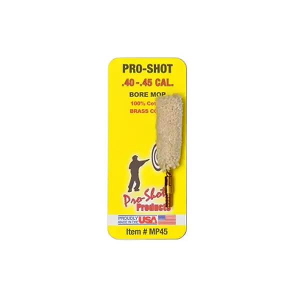 PRO-SHOT .40/.45 Cal Cotton Bore Mop (MP45) Clearance