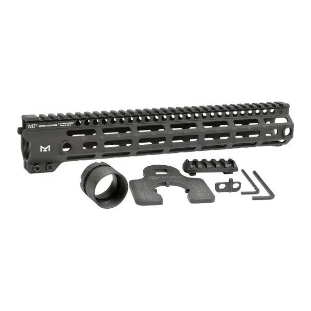 Authentic Midwest Industries Gen 4 M-Series Handguard, M-LOK, Fits AR-15 Rifles, 12.625", Black MI-G4M12.625